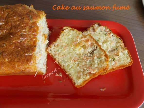 Cake au saumon fumé