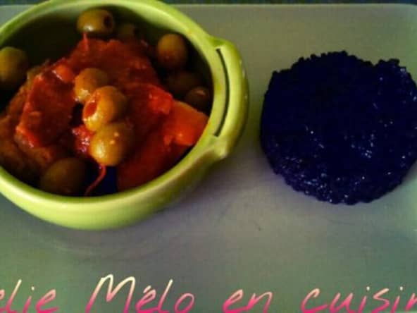 sauté de porc aux olives et chorizo