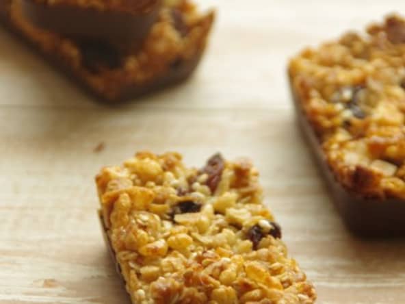 Barres de céréales chocolatées fait maison