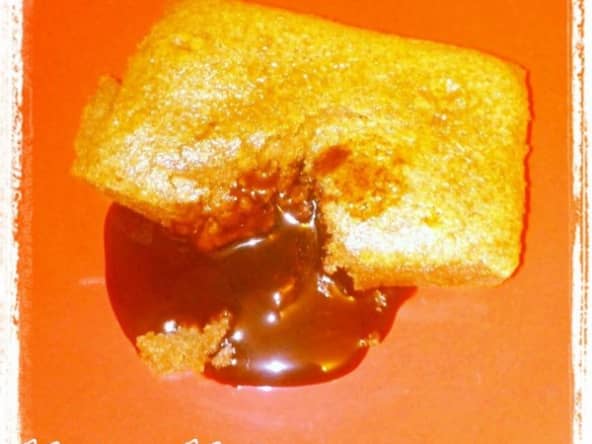 fondant au choco caramel sans beurre