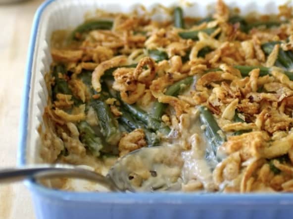 Green bean casserole - Le plat incontournable sur une table de Thanksgiving