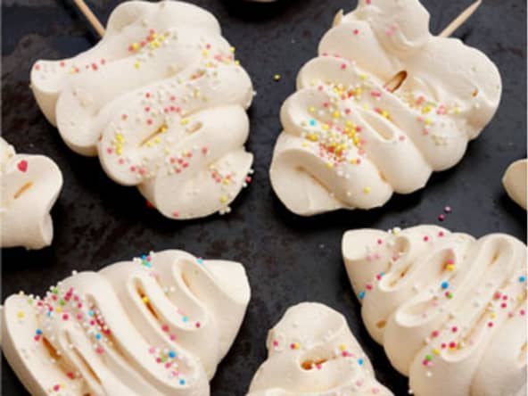 Meringues sapins de noël