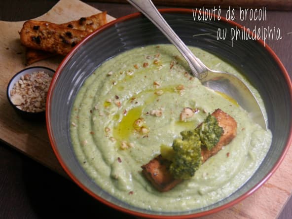 Velouté de brocoli au philadelphia