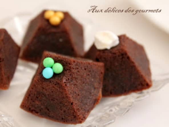 petite montagne de chocolat et de marshmallow