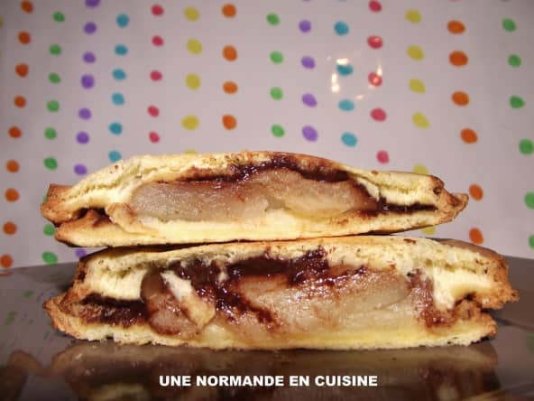 Croque poire et chocolat