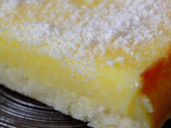 Tarte citron vert et noix de coco