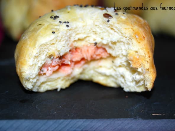 Bun's au saumon fumé