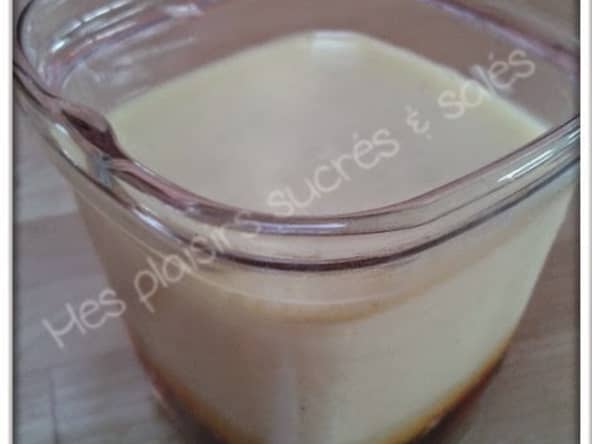 Flan sur lit de caramel