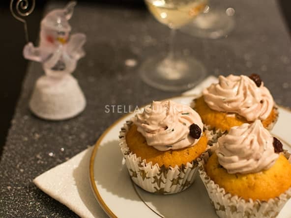Cupcakes salés à la mousse de canard, confit de figues et raisins