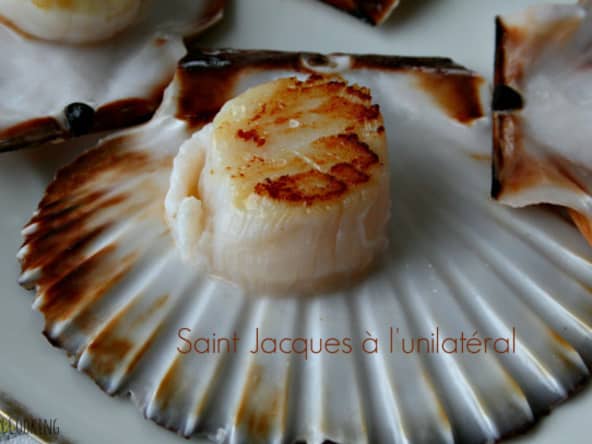 Saint jacques à l’unilatéral d'après Alain Passard