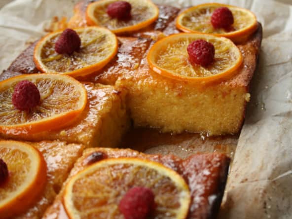 Gâteau à l’orange et aux amandes pour les fêtes