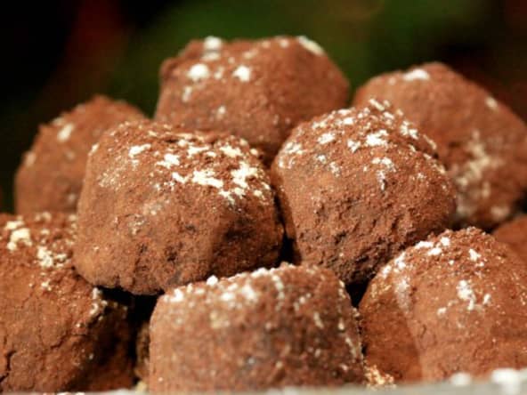 Truffes de Noël au chocolat