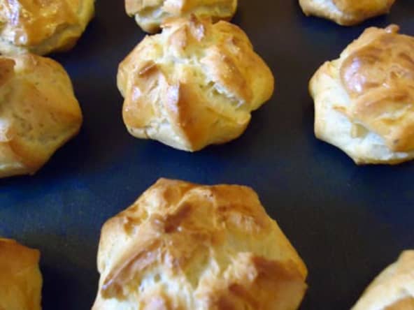 Gougères au saumon fumé