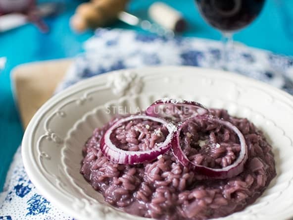Risotto de vin rouge