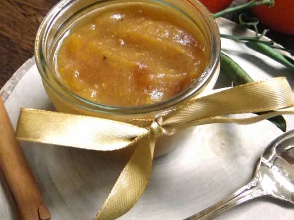 Compote de Noël pommes, clémentines et épices