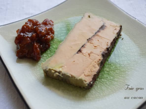 Foie gras au cacao