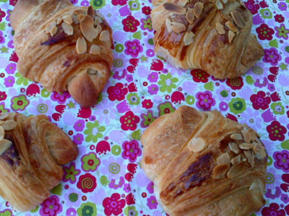 Les croissants aux amandes