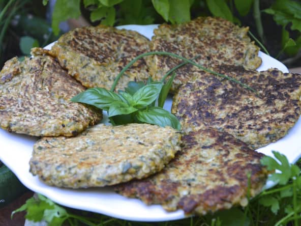 Galettes de céréales aux herbes