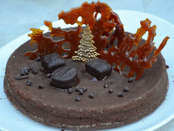 Fondant chocolat-marrons