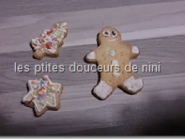 Biscuits décorés de Noël