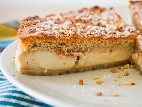 Gâteau magique au praliné