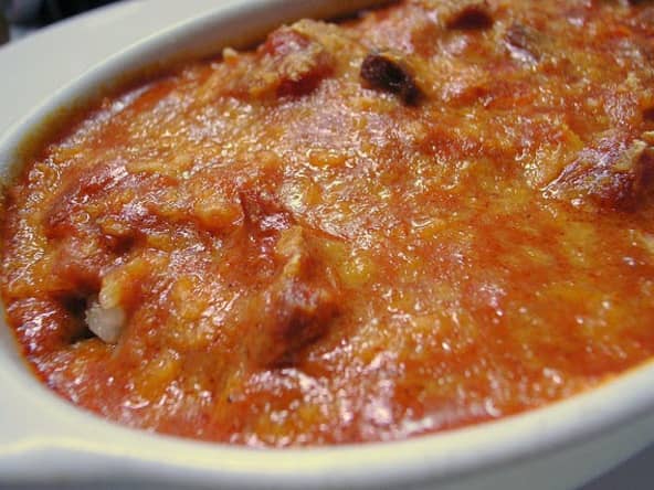 Gratin d’endive à la pancetta et aux tomates