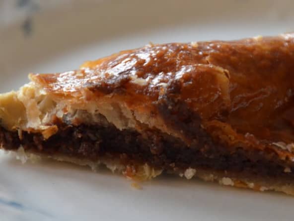 Galette des rois chocolat marrons