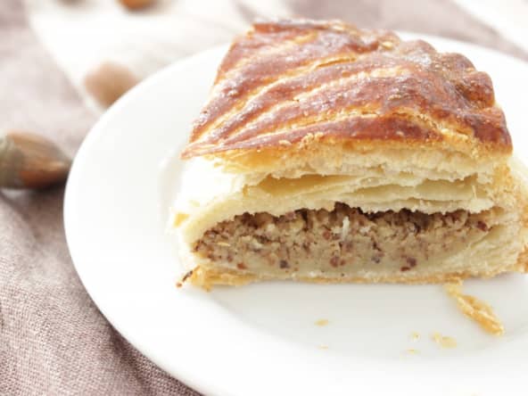 Galette des rois à la crème noisette