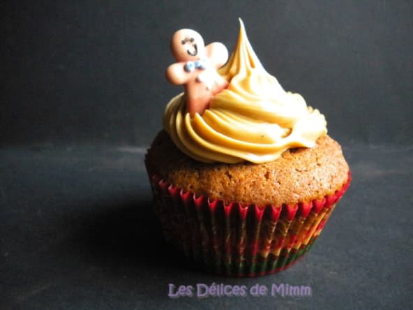 Cupcakes aux pommes caramélisées et topping spéculoos