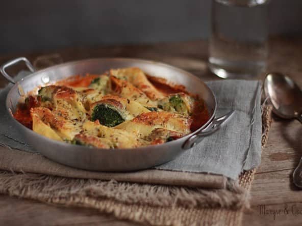Conchiglioni Farcis à la Ricotta et Épinards