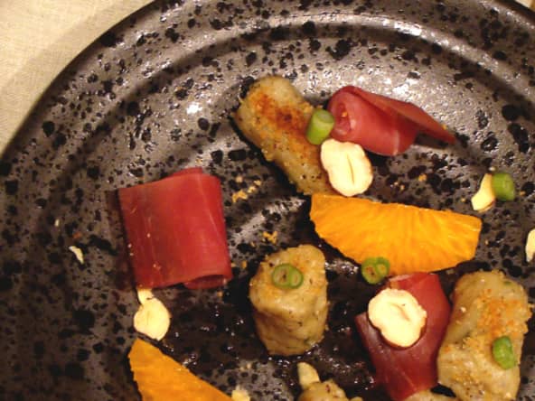 Gnocchi de Topinambour Beurre de Mandarine