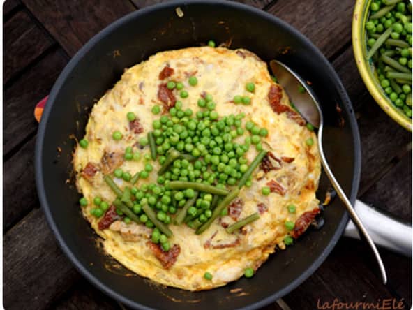 Frittata au thon et tomates séchées