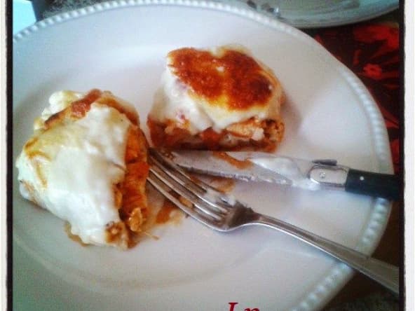 Enchiladas de poulet aux épices douces