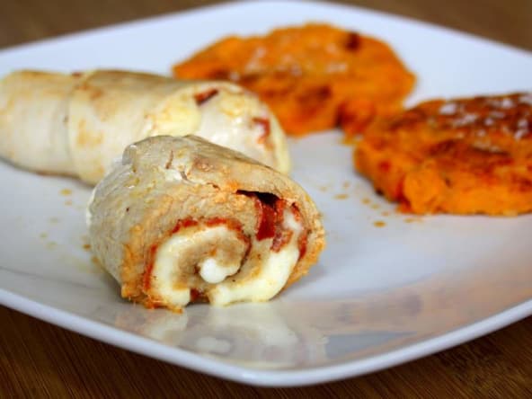 Roulé de dinde au chorizo et mozzarella