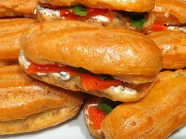 Carolines au saumon fumé