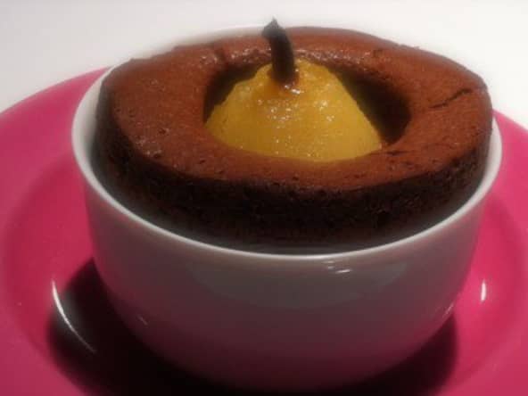 Petit gâteau Belle-Hèlène