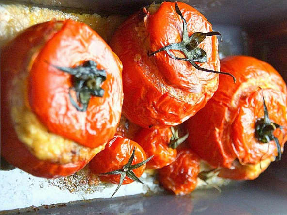 Tomates farcies au tofu