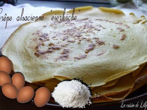 Eierkueche ou crêpes alsaciennes... pour Mardi gras ou la Chandeleur ?
