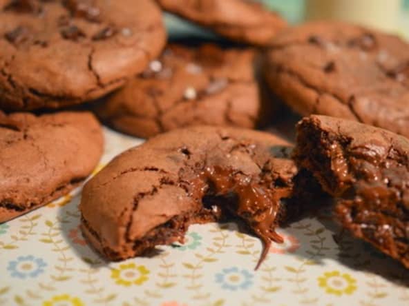 cookies chocolat- nocciolata - caramel beurre salé