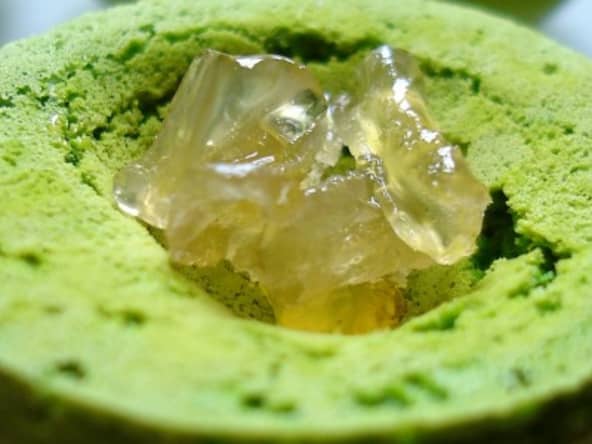 Macaron au fenouil confit