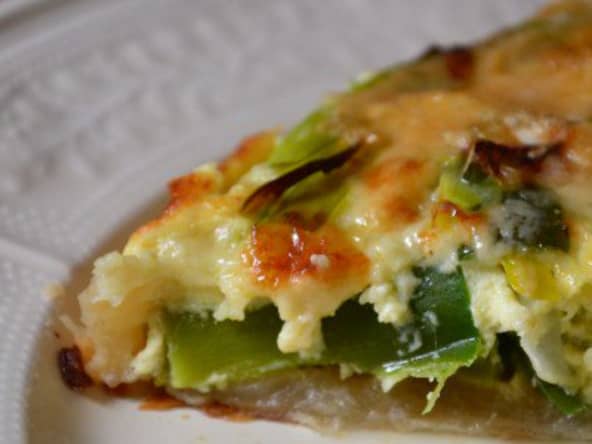 Quiche aux poireaux et Mont d'or à la manière de la Miacucina