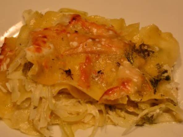 Lasagne aux fenouils