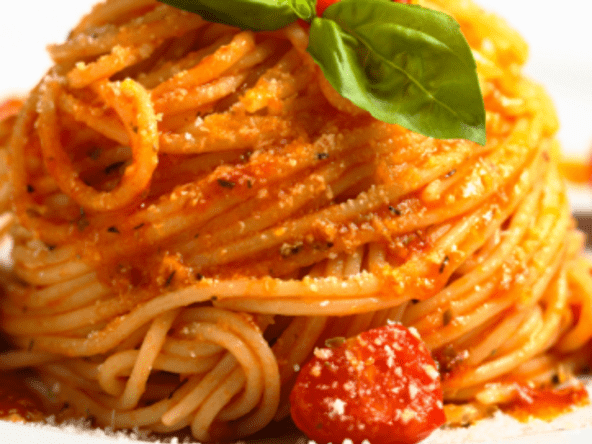 Spaghetti au thon frais et aux tomates cerises