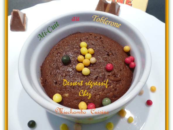 Mi-Cuit au chocolat noir et toblerone