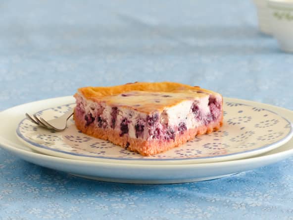 Cheesecake rose aux biscuits de Reims