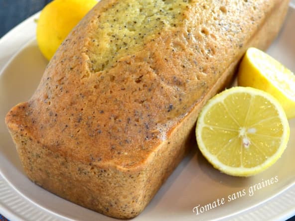 Cake citron-pavot