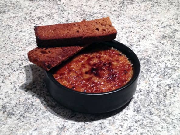 Crème brûlée au foie gras