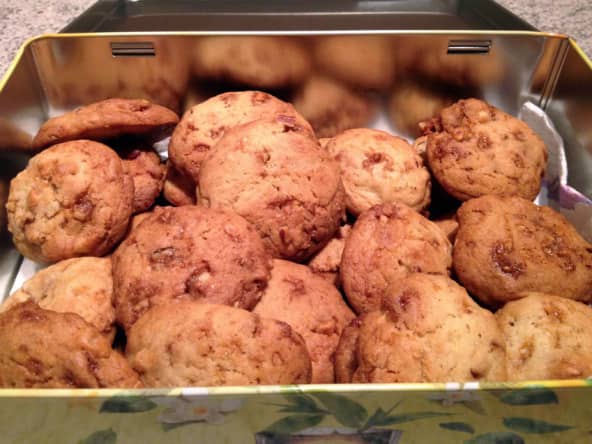 Cookies aux fruits secs et caramel au beurre salé