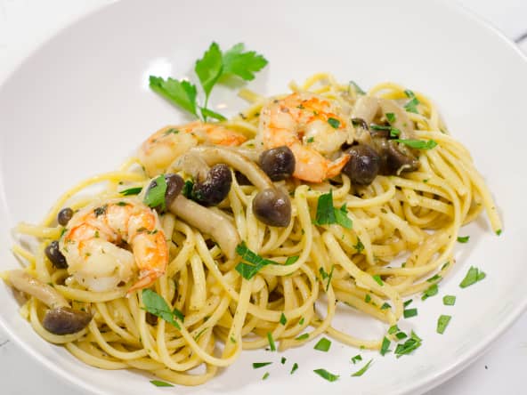 Linguine aux pholiotes du peuplier