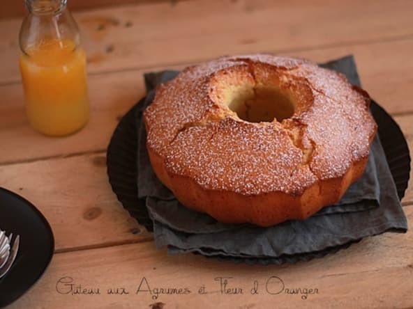 Délicieuse recette de bundt cake aux agrumes et fleur d’oranger